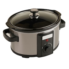 Charles Bentley 3.5L Slow Cooker Black Removable Ceramic Bowl 180W thumbnail 2