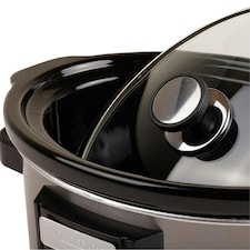 Charles Bentley 3.5L Slow Cooker Black Removable Ceramic Bowl 180W thumbnail 6
