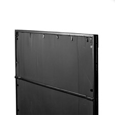 Charles Bentley Large Industrial Urban Wrought Iron Square Panel Mirror 95x120cm thumbnail 2