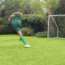 Charles Bentley 7ft x 5ft Metal Football Goal Posts Net thumbnail 3