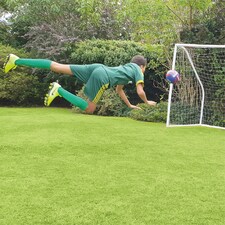 Charles Bentley Kids 10ftx6ft White Portable Football Goal thumbnail 7