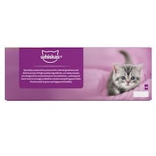 120 x 85g Whiskas 2-12mths Cat Pouches Poultry Feasts in Jelly thumbnail 5