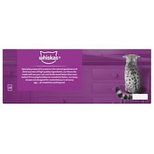 120 x 85g Whiskas 1+ Fish Favourites Mixed Adult Wet Cat Food Pouches in Jelly thumbnail 4