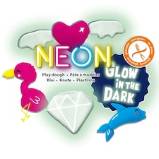 SES Creative Neon And Glow In The Dark Dough 4x90gr thumbnail 2