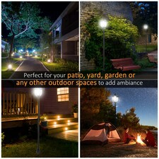Outsunny Solar Torch Lights Outdoor Garden with 6 LED Auto On/Off 6-8 Hours thumbnail 10
