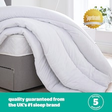 Silentnight Just Like Down 10.5 Tog Duvet, Hypoallergenic, Soft and Silky, King | White thumbnail 5