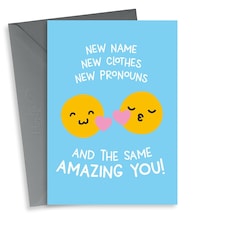 Cute Same Amazing You Pride Card