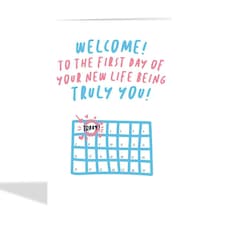 Heartfelt First Day Being You Pride Card thumbnail 2