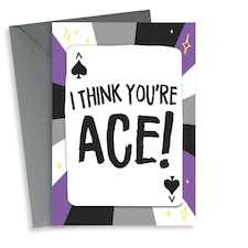 Fun Ace Asexual Pride Card