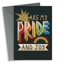 Heartfelt Rainbow Joy Pride Card