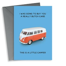 Funny Camper Pride Card