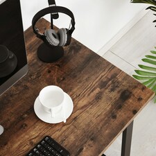 HOMCOM Industrial Writing Desk Laptop Table Home Office Study Workstation thumbnail 6