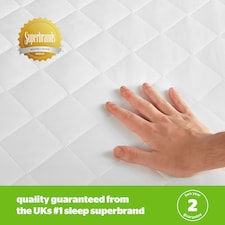 Silentnight Anti Allergy Mattress Protector, Bed Cover Topper, Easy Fit Straps, Dust Mite Protection, Single thumbnail 5