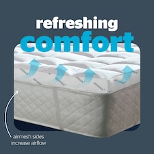 Silentnight Airmax 1000 Breathable Mattress Topper - Double thumbnail 3
