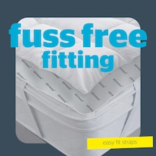 Silentnight Airmax Breathable Mattress Topper 1000, 10cm Thick, Anti Allergy, Easy Fit Straps, Easy Care, Single thumbnail 6