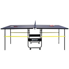 Charles Bentley 6ft9in 3/4 Junior Folding Table Tennis Table - Bats, Balls & Net thumbnail 3