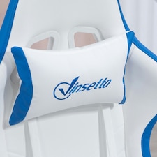 Vinsetto Racing Style Gaming Chair with Reclining Function Footrest, Blue thumbnail 8