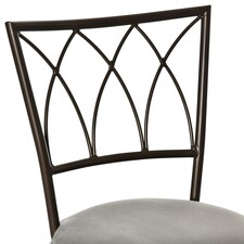 HOMCOM Set of 2 Bar Chairs Swivel Armless Upholstered Metal Frame Barstools thumbnail 8