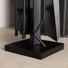 Palm Fireside Companion Set Tool Stand Square Base Black Matte Finish thumbnail 6