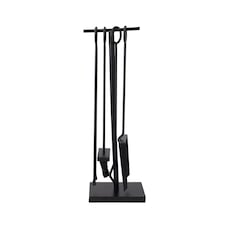 Redwood Fireside Companion Set Iron Tool Stand Matte Black thumbnail 3