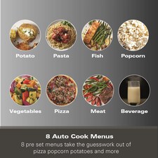 Hamilton Beach 30L Black Family Microwave thumbnail 4