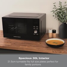 Hamilton Beach 30L Black Family Microwave thumbnail 7
