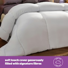 Silentnight Deep Sleep 7.5 Tog Lightweight Duvet, Hypoallergenic Quilt, Made in the UK, King | White thumbnail 4