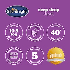 Silentnight Deep Sleep 10.5 Tog Hypoallergenic Duvet - King | White thumbnail 8