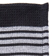 Nicola Spring Cotton Tea Towels - 60cm x 40cm - Black - Pack of 4 thumbnail 4