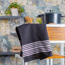 Nicola Spring Cotton Tea Towels - 60cm x 40cm - Black - Pack of 4 thumbnail 5