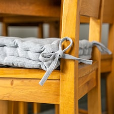 Nicola Spring French Mattress Seat Cushions - 40cm - Grey - Pack of 6 thumbnail 7