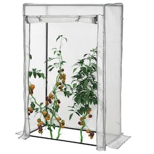 Outsunny 100 x 50 x 150cm Greenhouse w/ Zipper Roll-up Door Outdoor