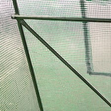 Outsunny 4 x 2M Polytunnel Walk-in Garden Greenhouse with Zip Door and Windows thumbnail 8