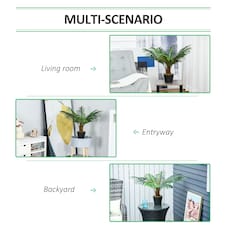 Outsunny 60cm/2FT Artificial Palm Tree Fake Plant in Pot Indoor Décor thumbnail 5