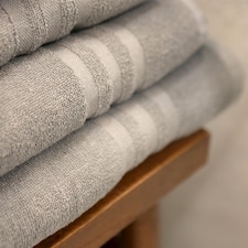 Nicola Spring Cotton Hand Towels - 90cm x 50cm - Grey - Pack of 2 thumbnail 6