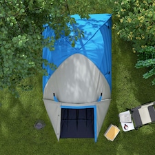 Outsunny 2 Man Camping Tent with Living Area, 2000mm Waterproof, Blue thumbnail 8