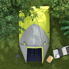 Outsunny 2 Man Camping Tent with Living Area, 2000mm Waterproof, Yellow thumbnail 8