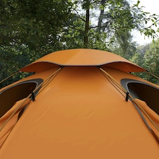 Outsunny Camping Tent Dome Tent with Removable Rainfly for 1-2 Man, Orange thumbnail 8