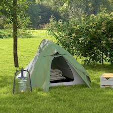Outsunny Double Layer Camping Tent for 1-2 Man, 2000mm Waterproof, Green thumbnail 10