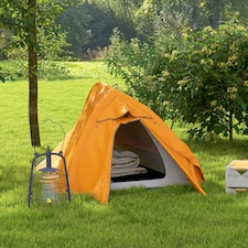 Outsunny Double Layer Camping Tent for 1-2 Man, 2000mm Waterproof, Green thumbnail 2