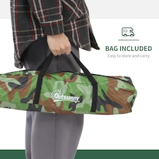 Outsunny Camping Tent for 2 Person Dome Tent w/ Storage Pocket Multicoloured thumbnail 5