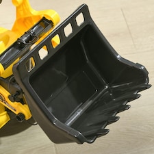 HOMCOM Ride-On Bulldozer Toddler Digger Excavator Scooter Storage Cart thumbnail 8