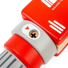 Bigjigs Toys Wooden Drill - Toy Drill With Magnetic Drill Bits thumbnail 3