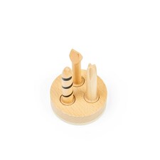 Bigjigs Toys Wooden Drill - Toy Drill With Magnetic Drill Bits thumbnail 4