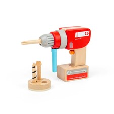 Bigjigs Toys Wooden Drill - Toy Drill With Magnetic Drill Bits thumbnail 7