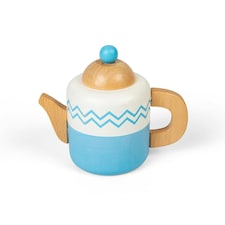 Bigjigs Toys Wooden Tea Tray Set, Complete With Teapot, Cups & Saucers, Milk Jug And More thumbnail 6