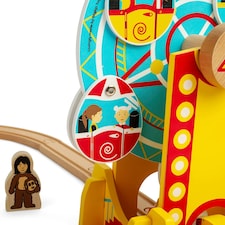 Bigjigs Rail Ferris Wheel Train Set Accessory, Pair With Our Fun Fair Train Set thumbnail 4