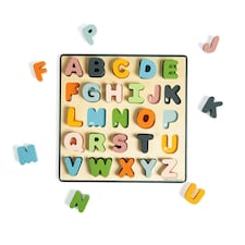 Bigjigs Toys Wooden Uppercase ABC Puzzle, Educational Toys thumbnail 4