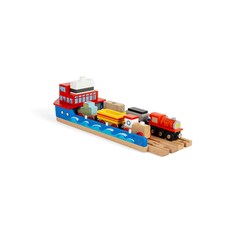 Bigjigs Rail Wooden Train Ferry With Folding Access Ramp thumbnail 2