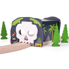 Bigjigs Rail Wooden Treasure Cave, Wooden Train Set Accessory